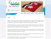 Tablet Screenshot of kemaindia.com